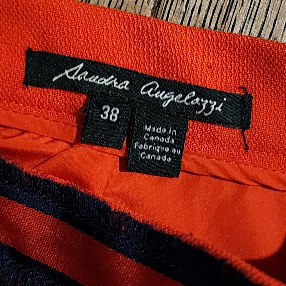 Sandra Angelozzi Red Midi Pencil Skirt - Picture 6 of 7